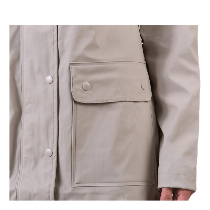 Saga Rain Jacket Beige