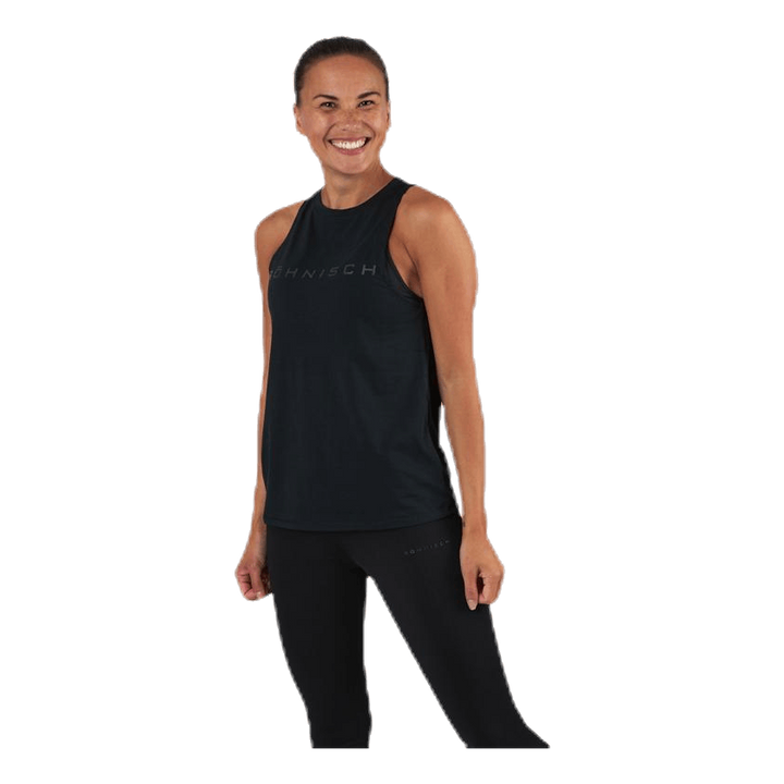 Clara Loose Singlet Black