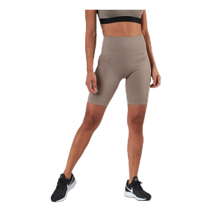 Seamless Biker Tights Beige