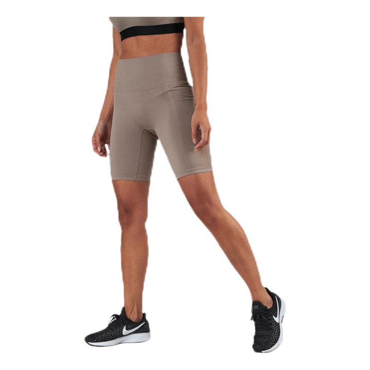 Seamless Biker Tights Beige