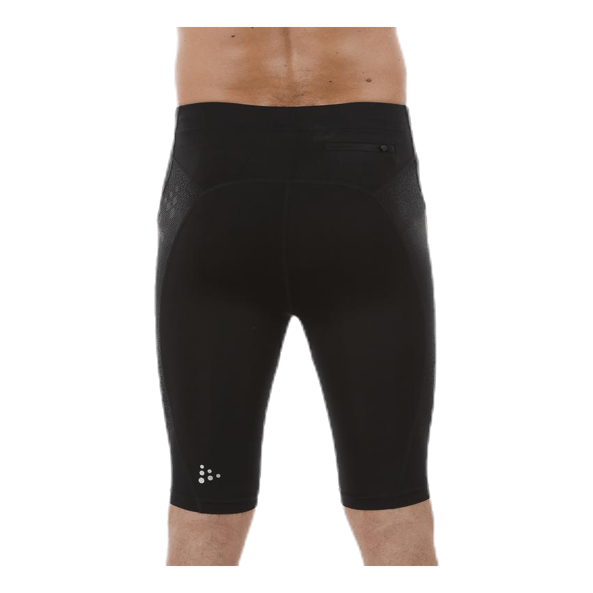 Delta Compression Short Tights Black