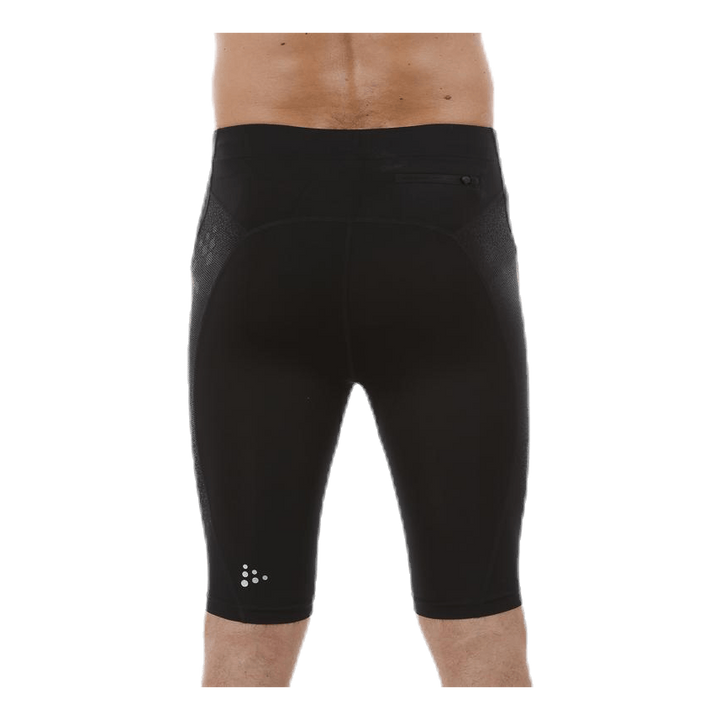 Delta Compression Short Tights Black