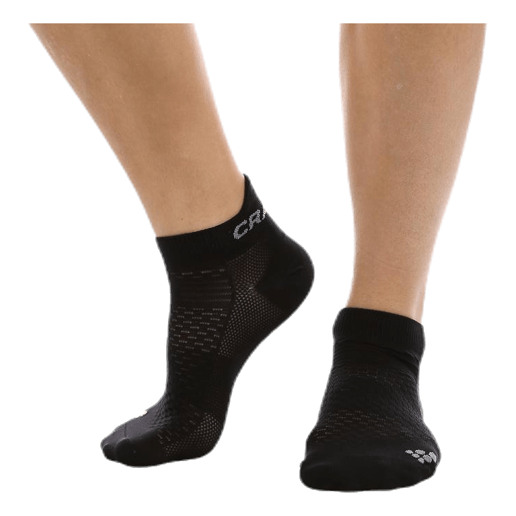 Cool Shaftless 2-Pack Sock Black