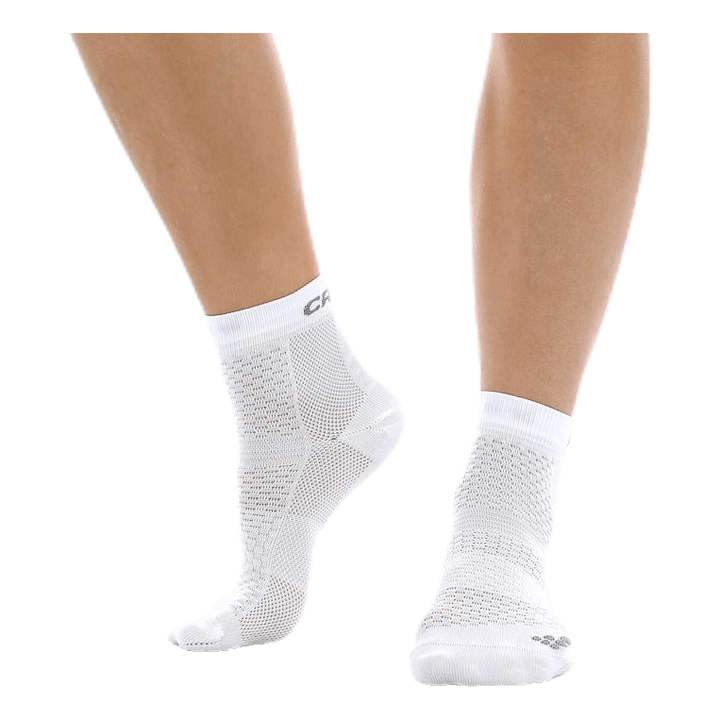 Cool Mid 2-Pack Sock White