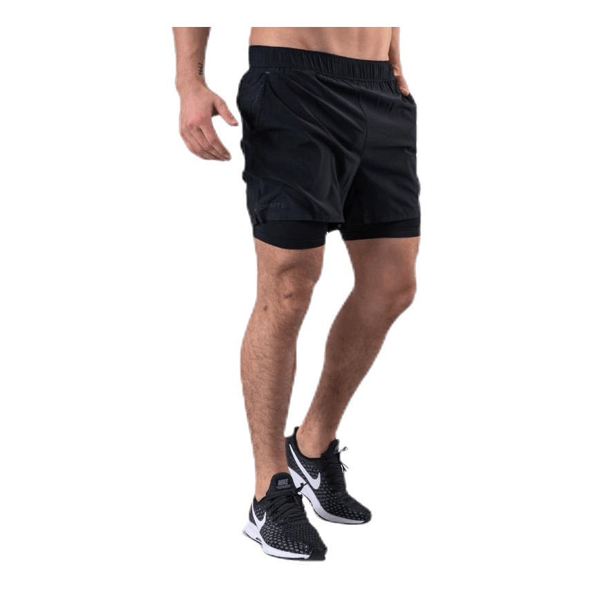ADV Essence 2-In-1 Stretch Shorts Black