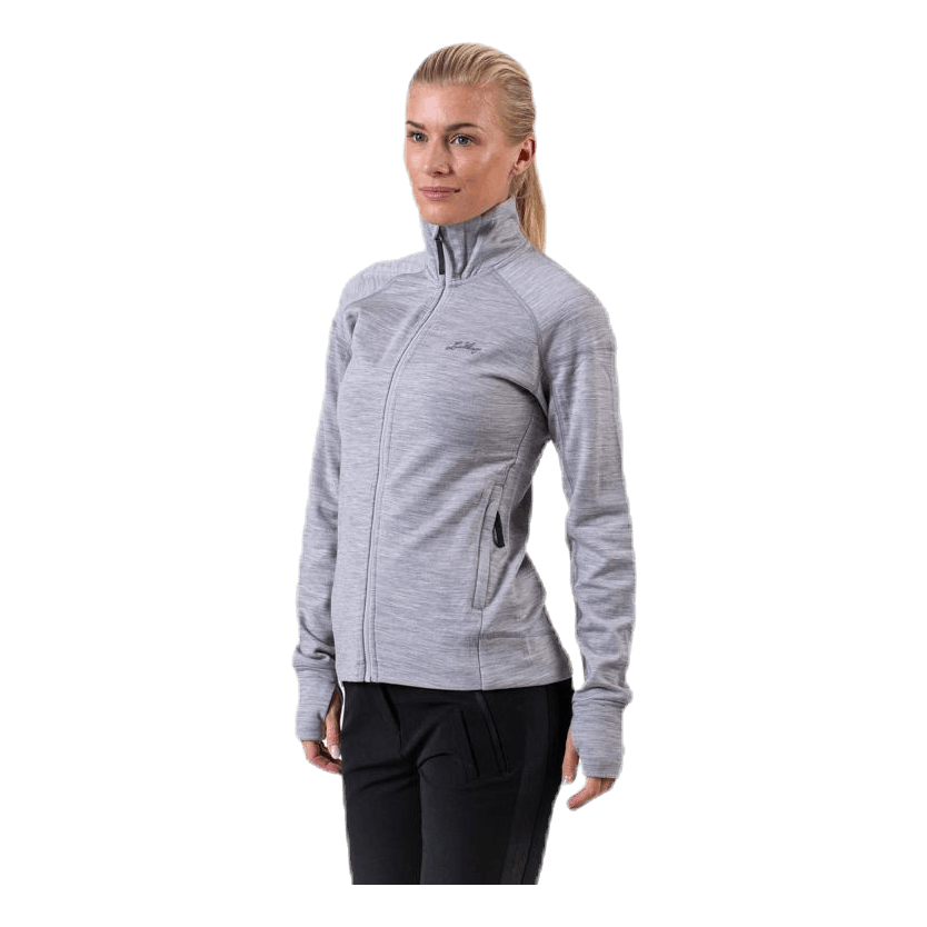 Ullto Merino Full Zip Grey