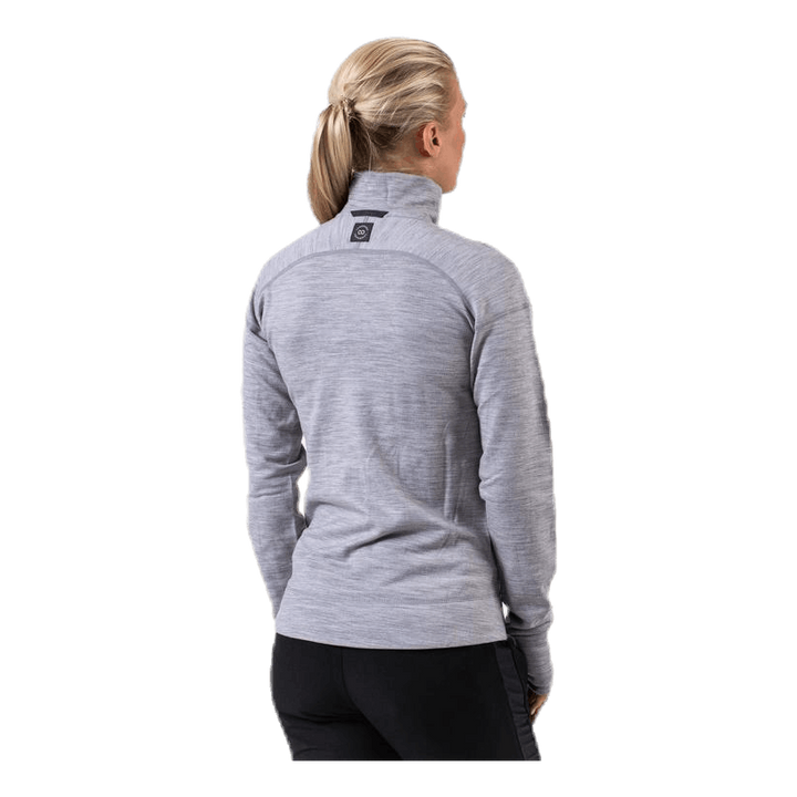 Ullto Merino Full Zip Grey