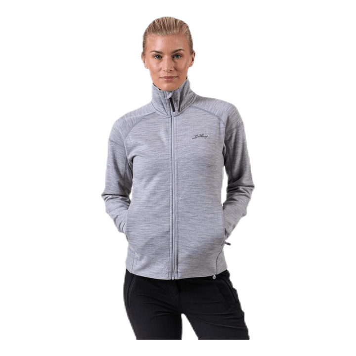 Ullto Merino Full Zip Grey