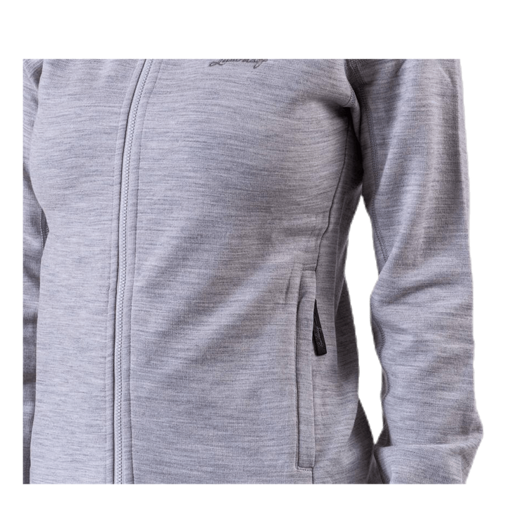 Ullto Merino Full Zip Grey