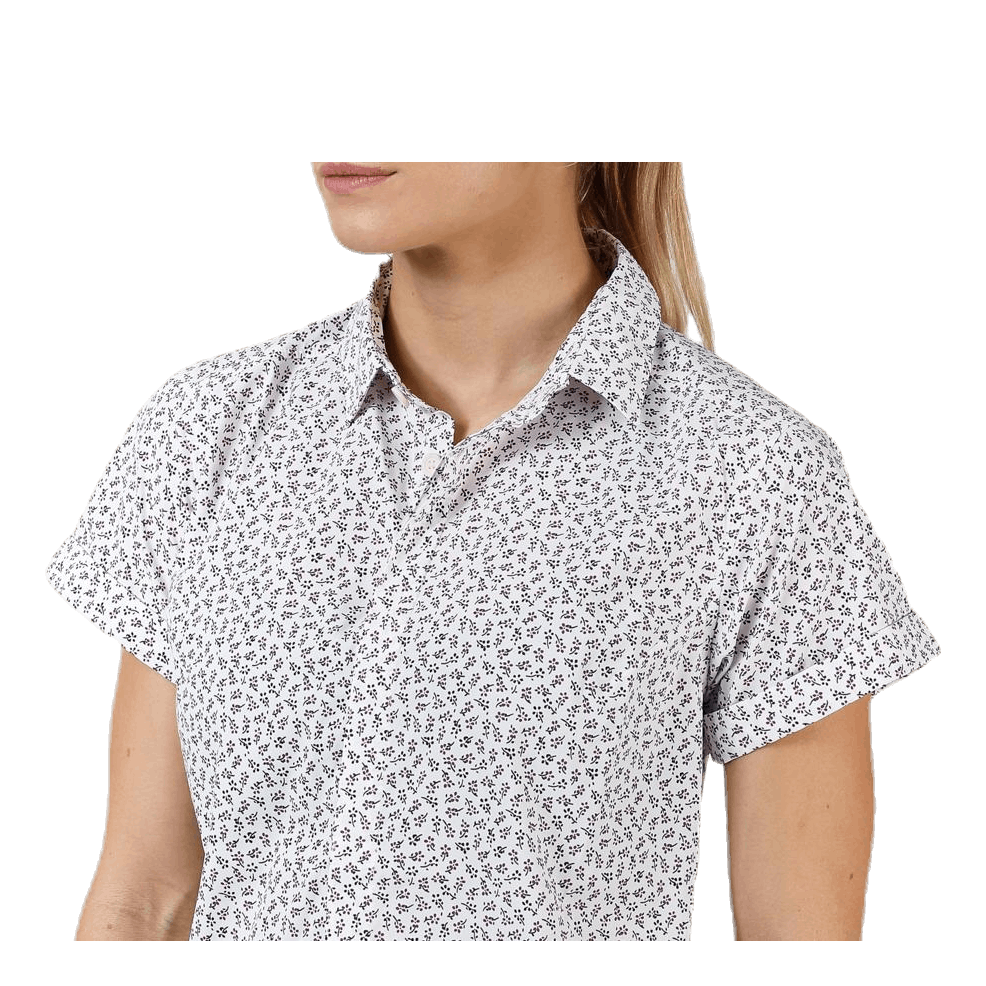 Idun SS Shirt Patterned/White