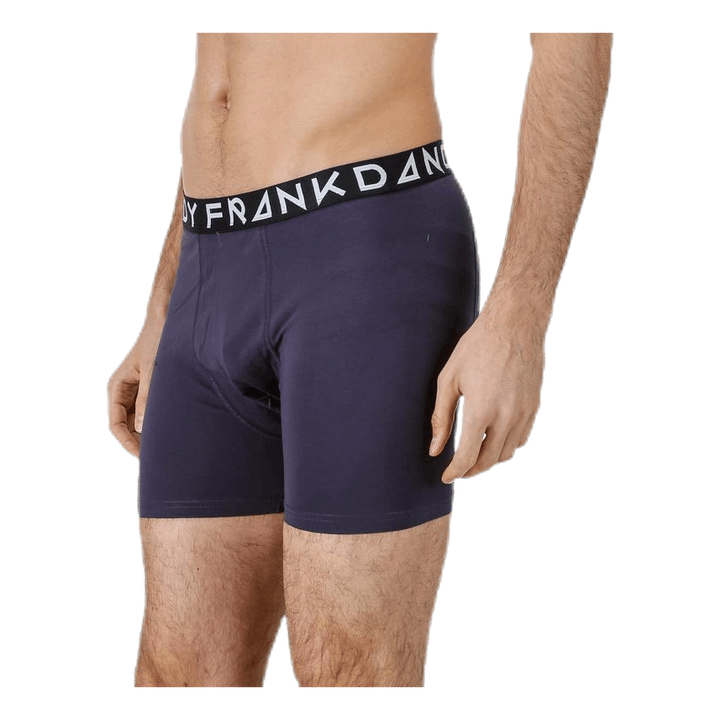 Solid Boxer 2-Pack Blue/Black