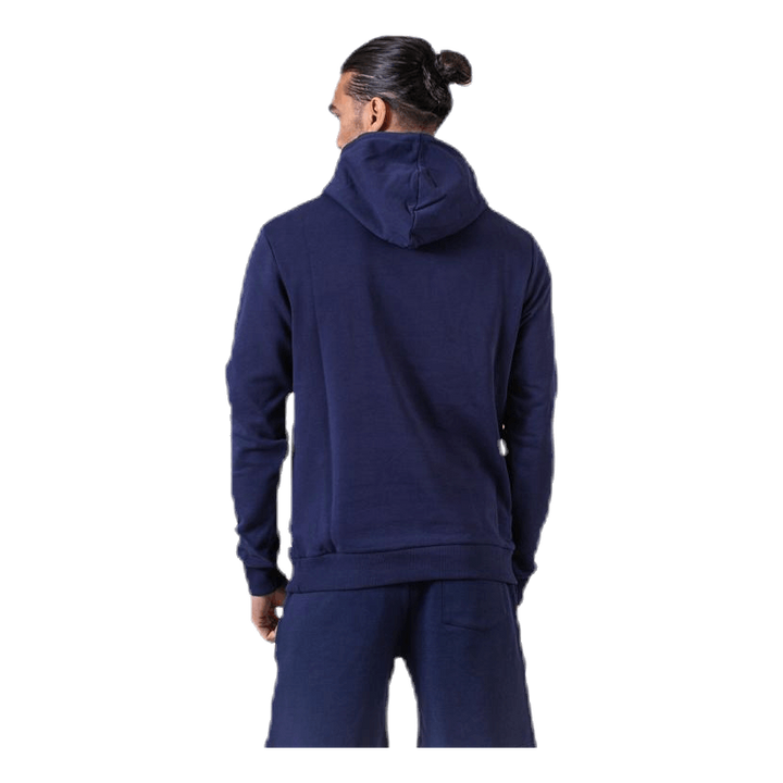 Solid Hoodie Blue