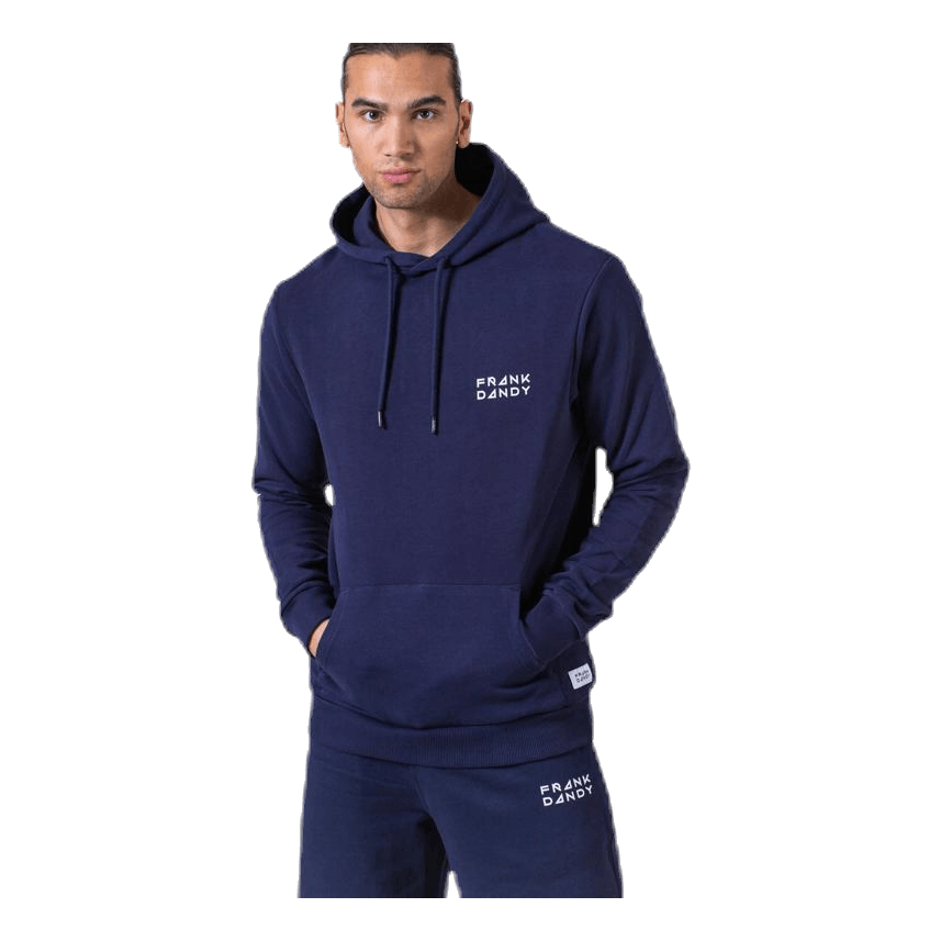 Solid Hoodie Blue