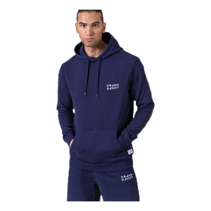 Solid Hoodie Blue