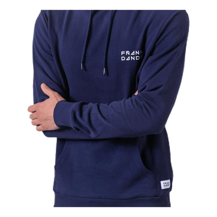 Solid Hoodie Blue