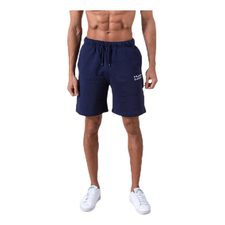 Solid Sweat Shorts Blue