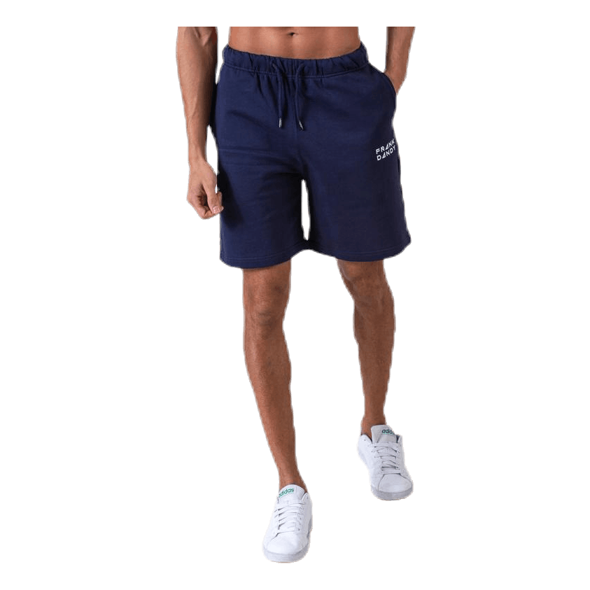 Solid Sweat Shorts Blue