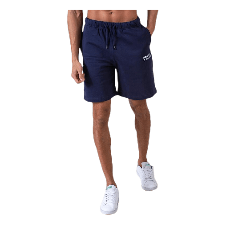 Solid Sweat Shorts Blue