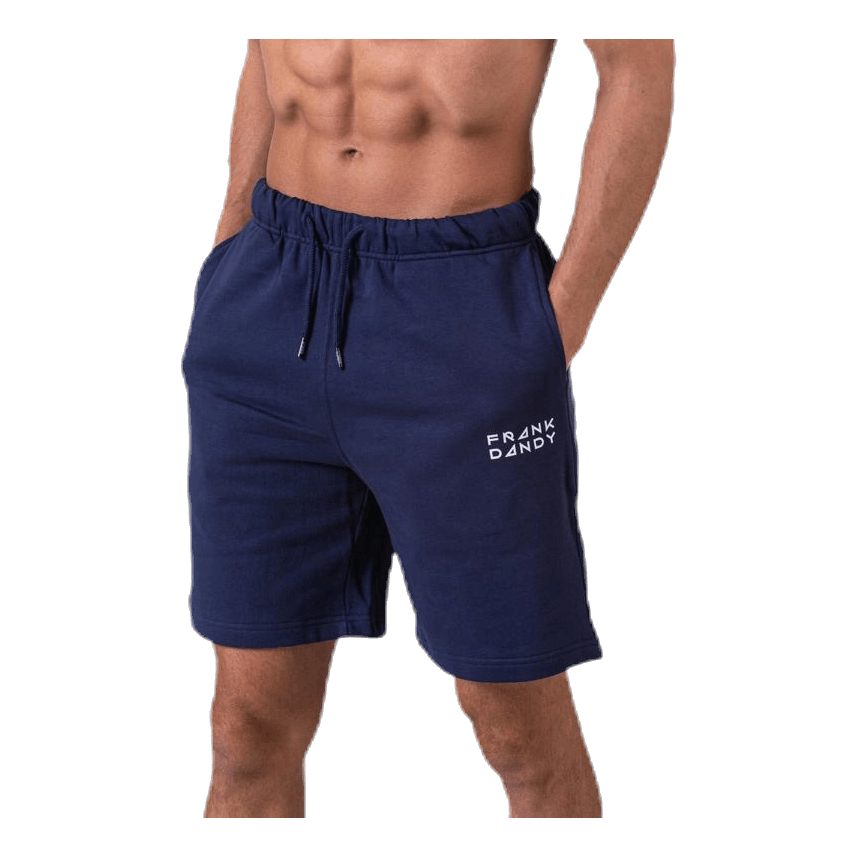 Solid Sweat Shorts Blue