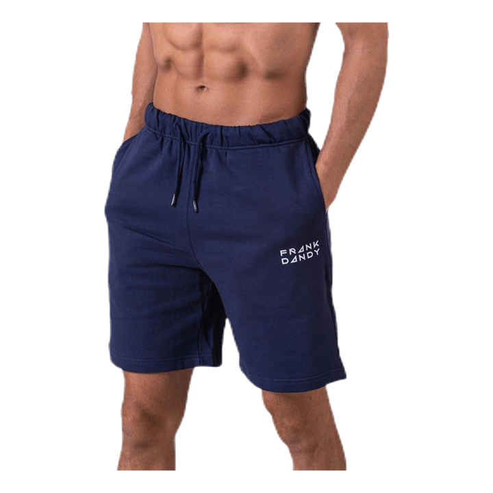 Solid Sweat Shorts Blue