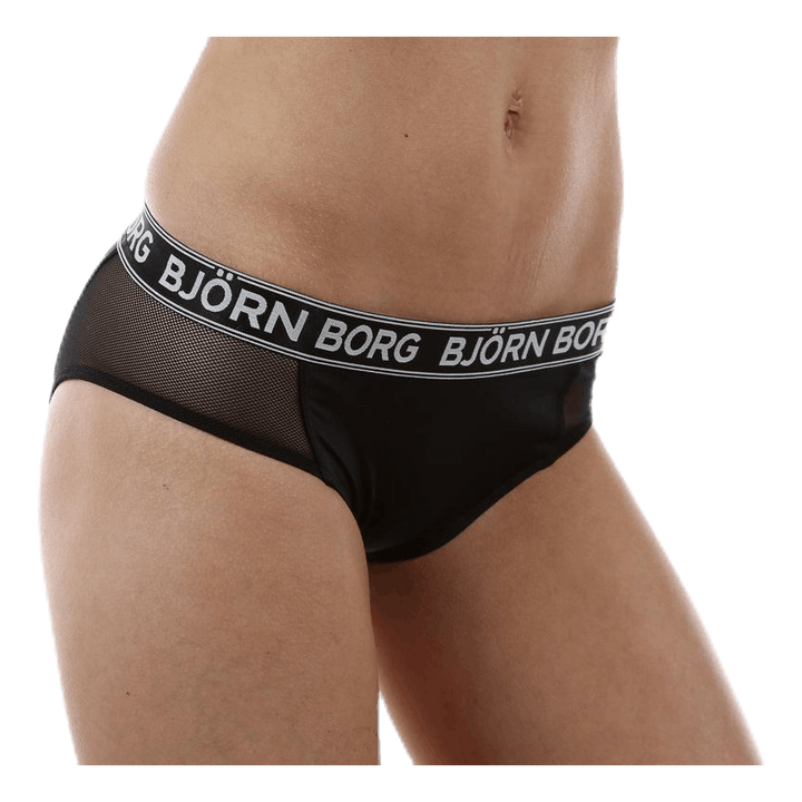 Iconic Mesh Mix Cheeky 1-p Black