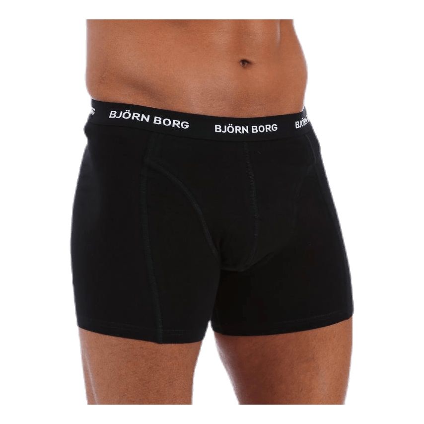 Solid Shorts 3-Pack Black