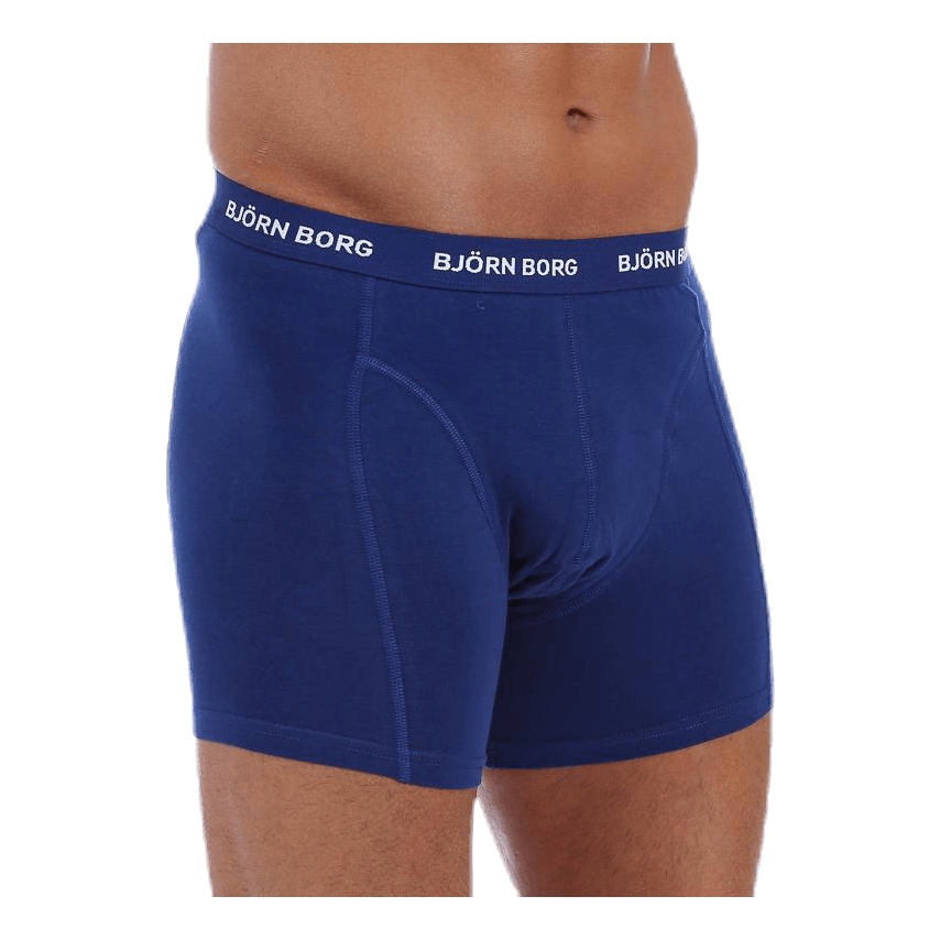 Solid Shorts 3-Pack Blue/White/Black