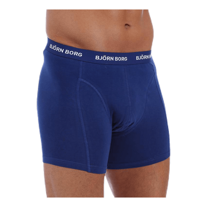 Solid Shorts 3-Pack Blue/White/Black