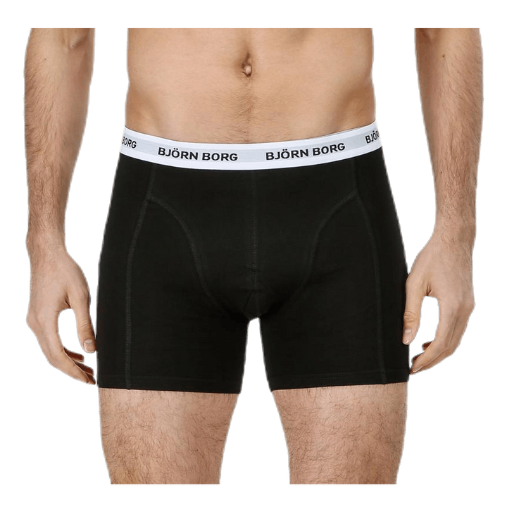 Solid Contrast Shorts 3-pack Black