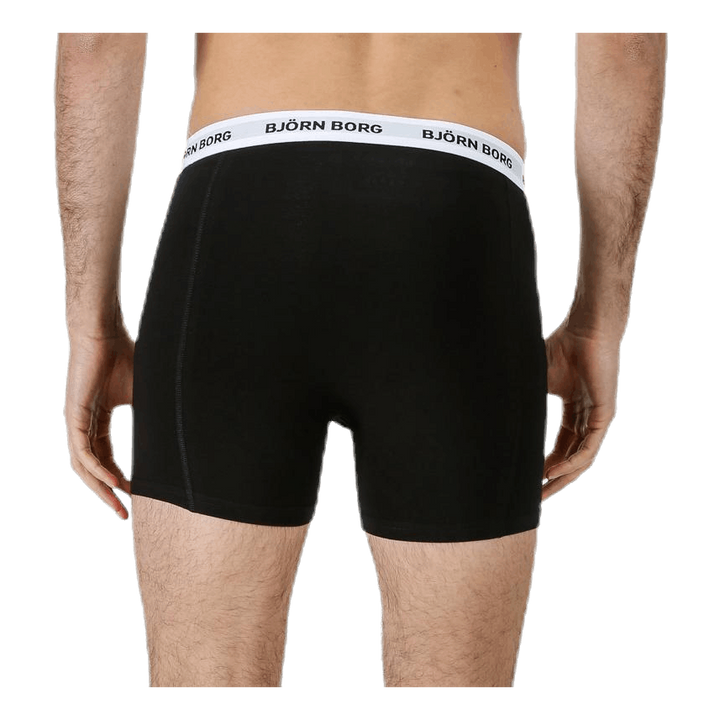 Solid Contrast Shorts 3-pack Black