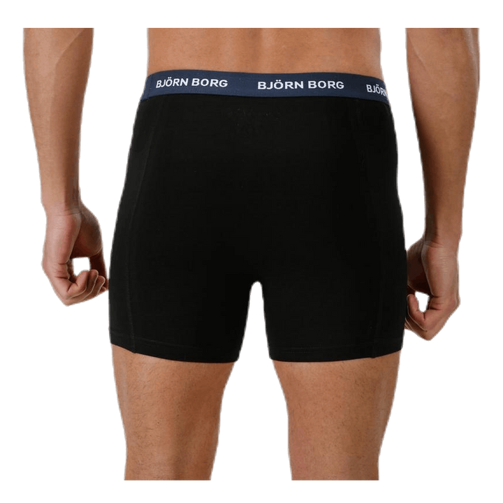 Solid Contrast Shorts 3-pack Black