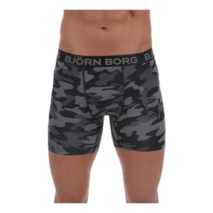 Tonal Camo Shorts Black