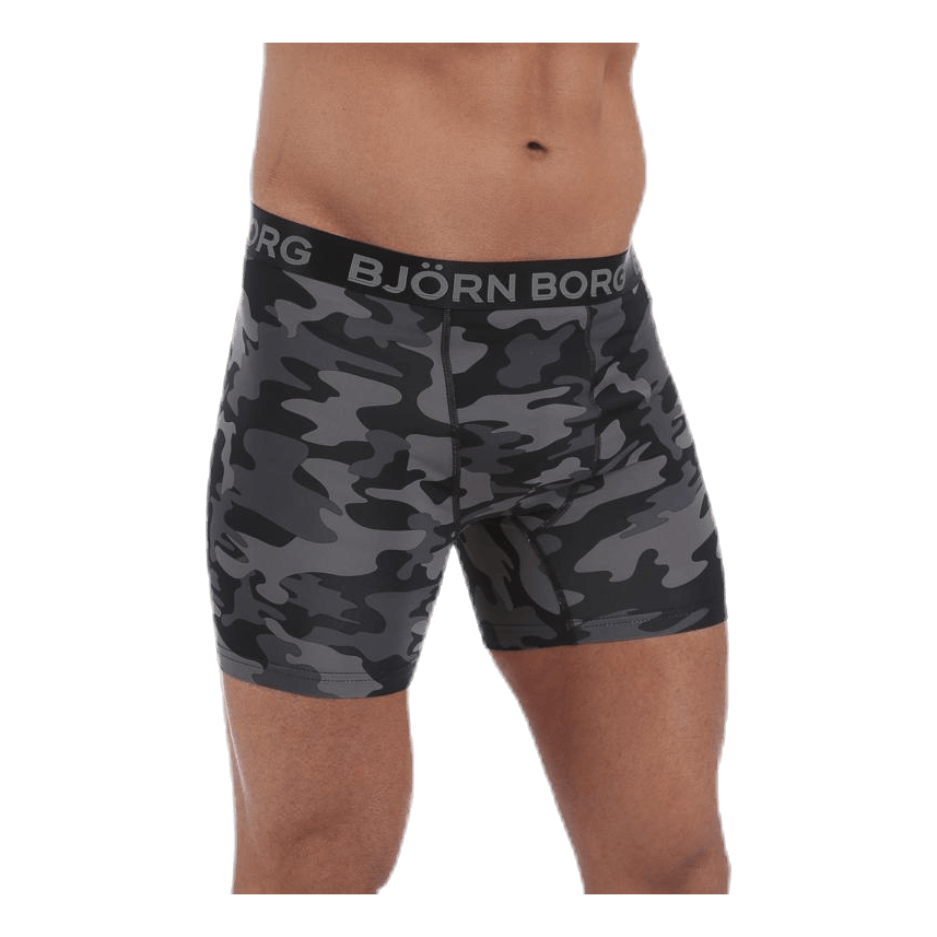 Tonal Camo Shorts Black