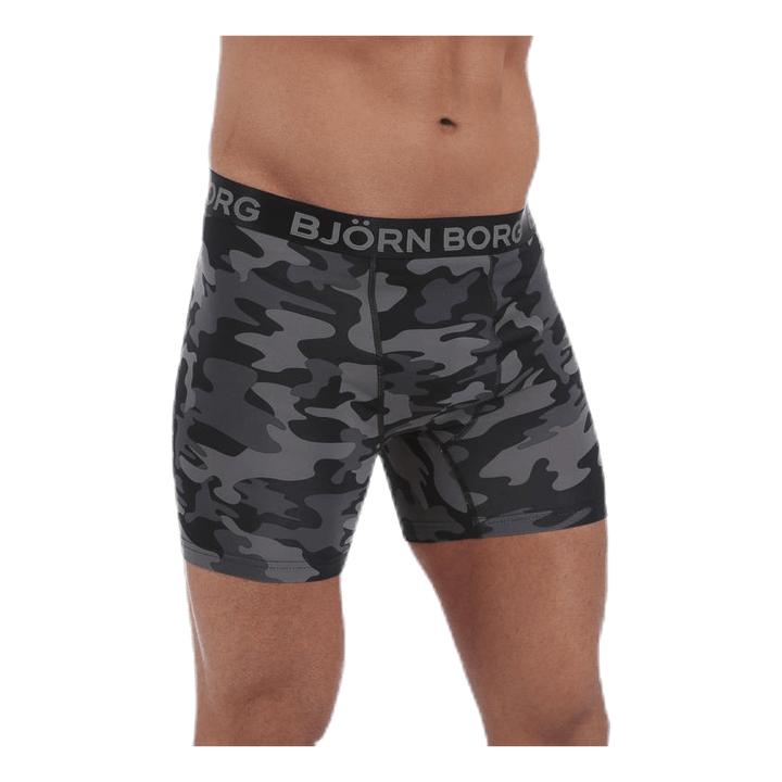 Tonal Camo Shorts Black