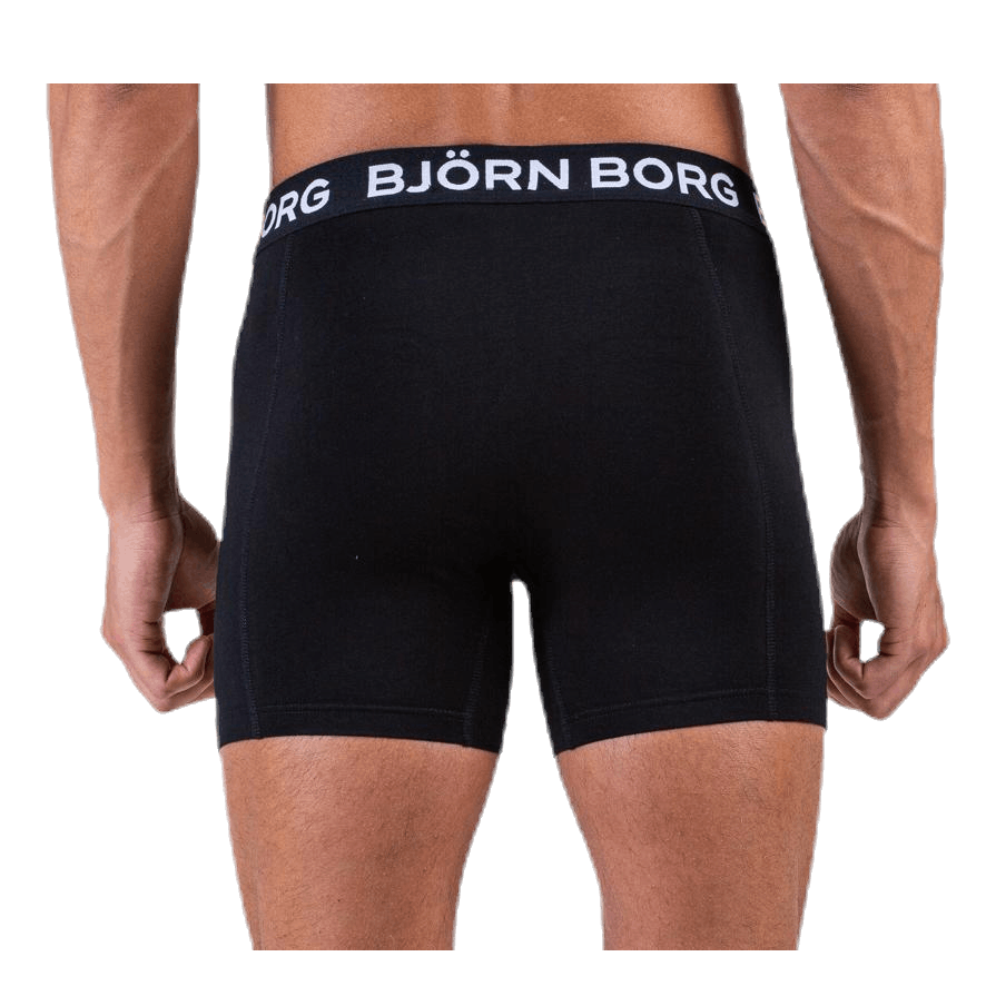 Solid Shorts 2-Pack White/Black