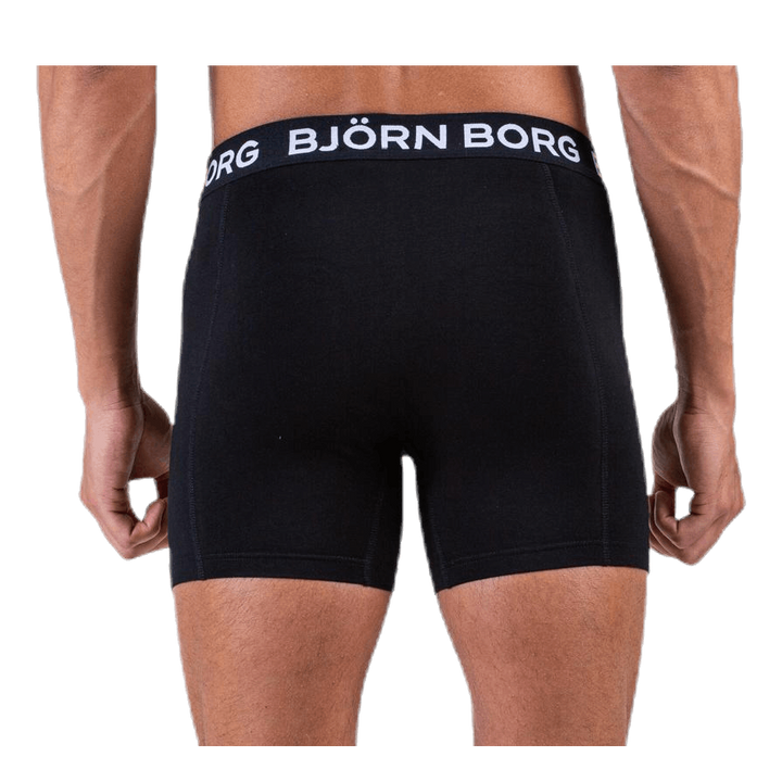 Solid Shorts 2-Pack White/Black