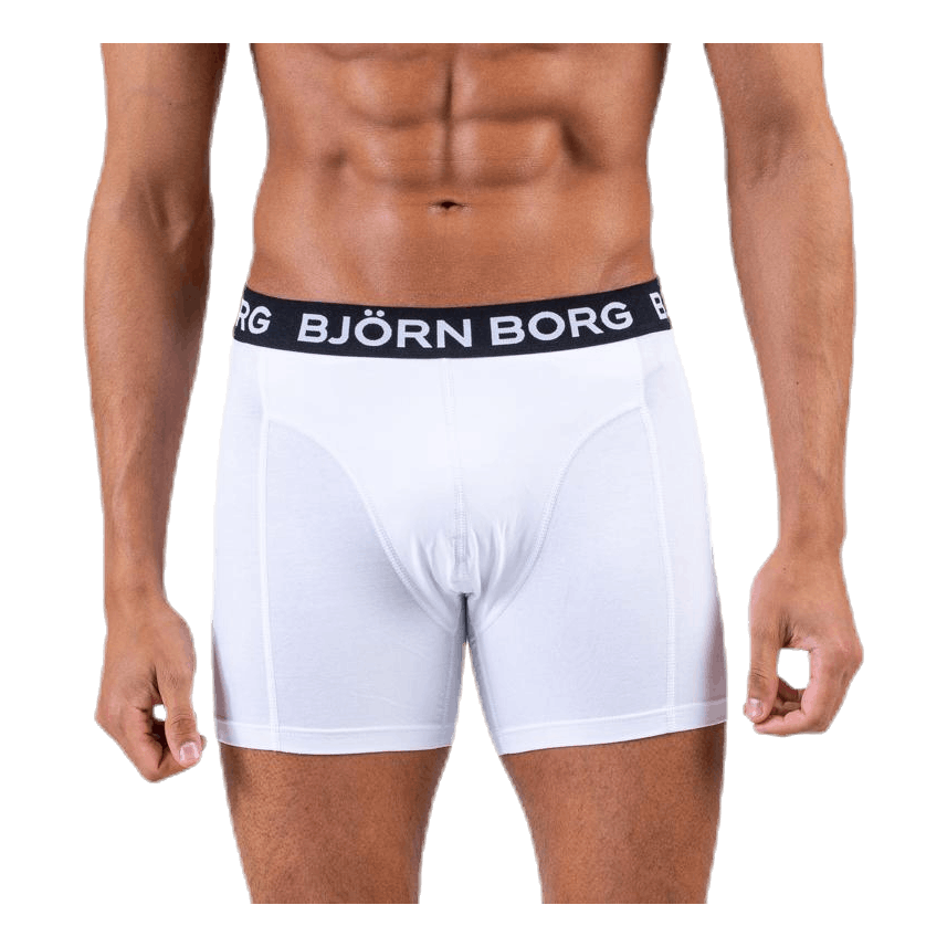 Solid Shorts 2-Pack White/Black