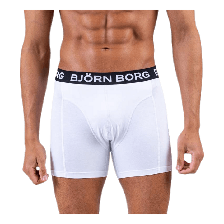 Solid Shorts 2-Pack White/Black