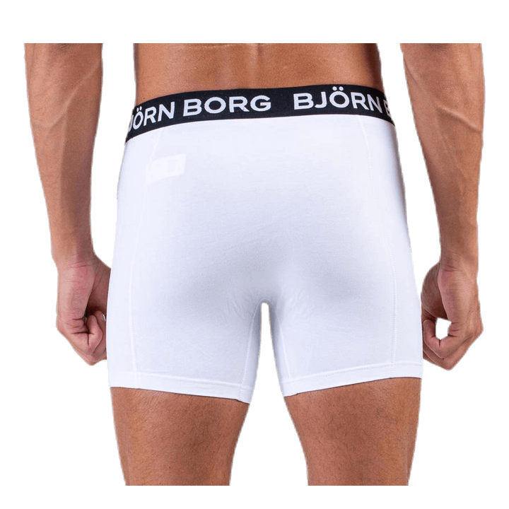 Solid Shorts 2-Pack White/Black