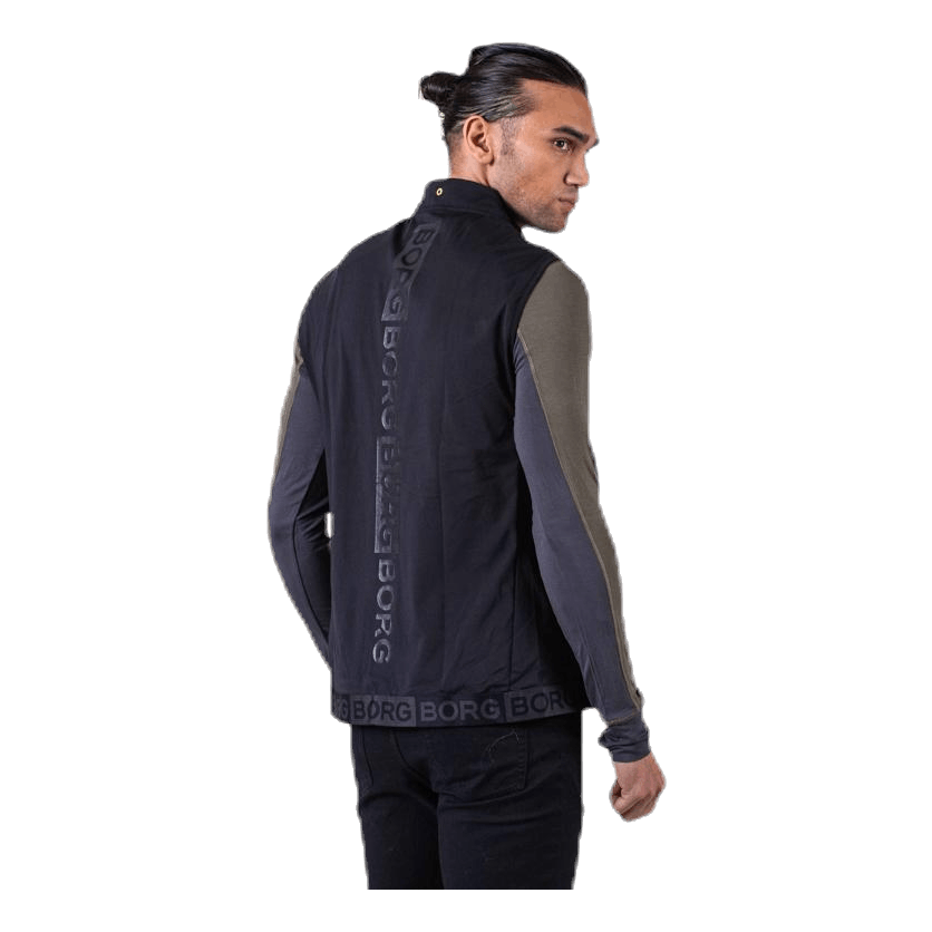 Alexi Quilted Vest Black