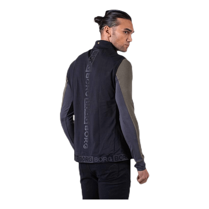 Alexi Quilted Vest Black