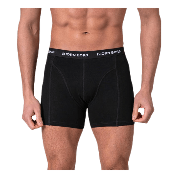 Shorts Solid 7-pack Black