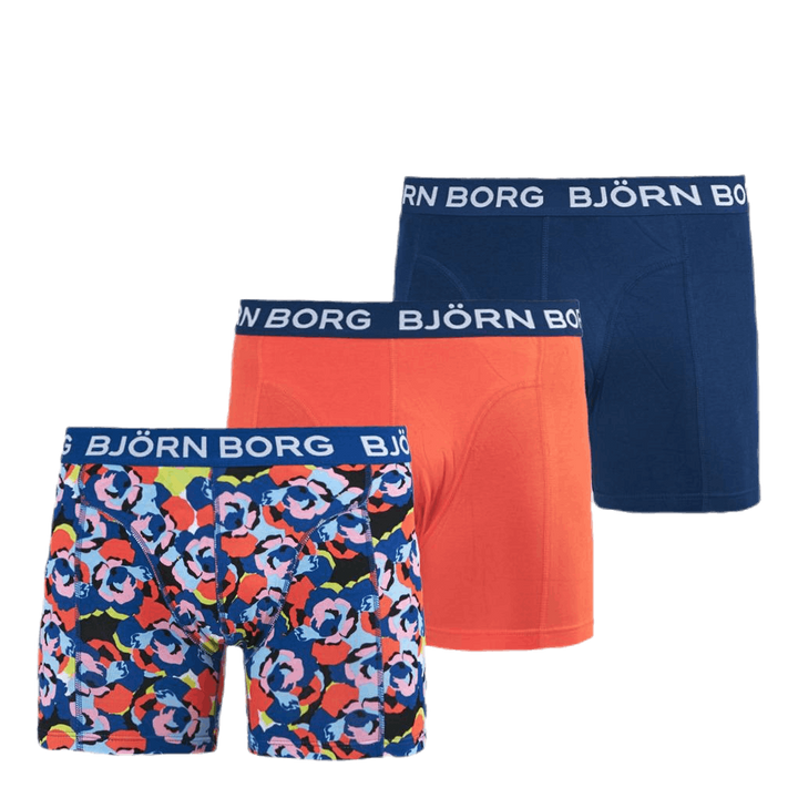 Shorts Sammy Camo Rose 3-pack Orange/Black
