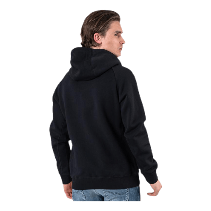 Borg Sport Zip Hood Black