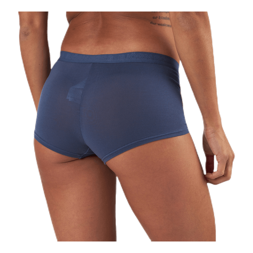 Mia Wayflower Minishorts 2-Pack Blue