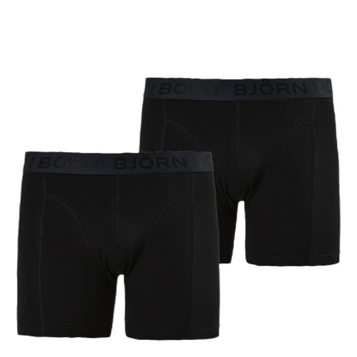 Sammy Solid Shorts 2-Pack Black