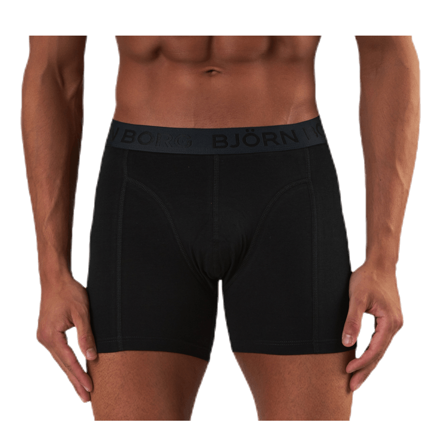 Sammy Solid Shorts 2-Pack Black