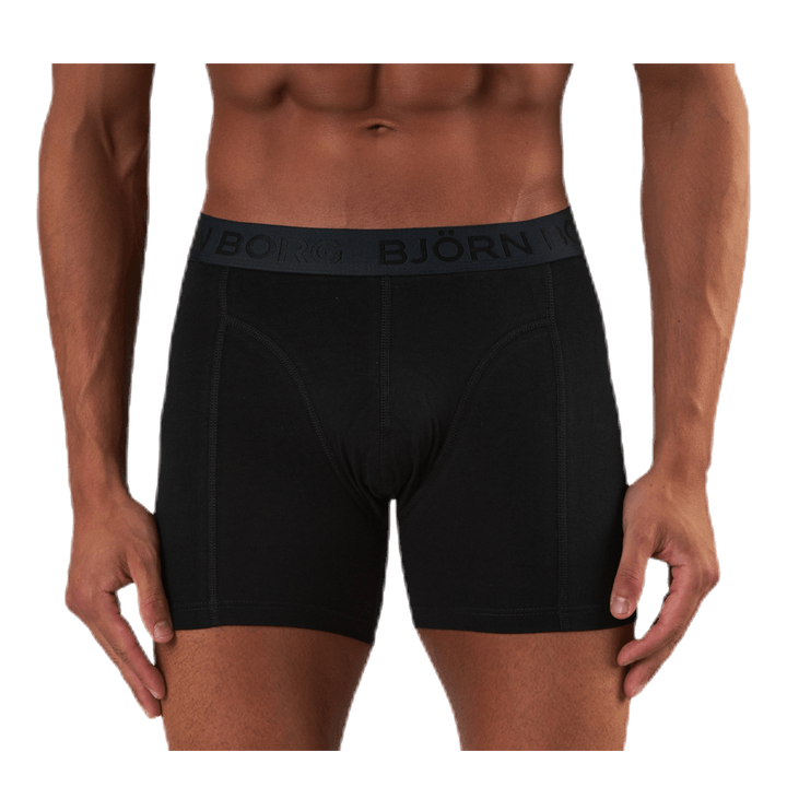 Sammy Solid Shorts 2-Pack Black