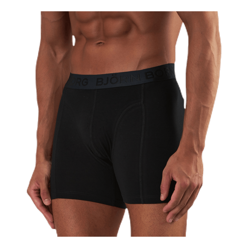 Sammy Solid Shorts 2-Pack Black