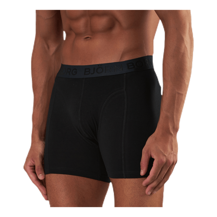 Sammy Solid Shorts 2-Pack Black